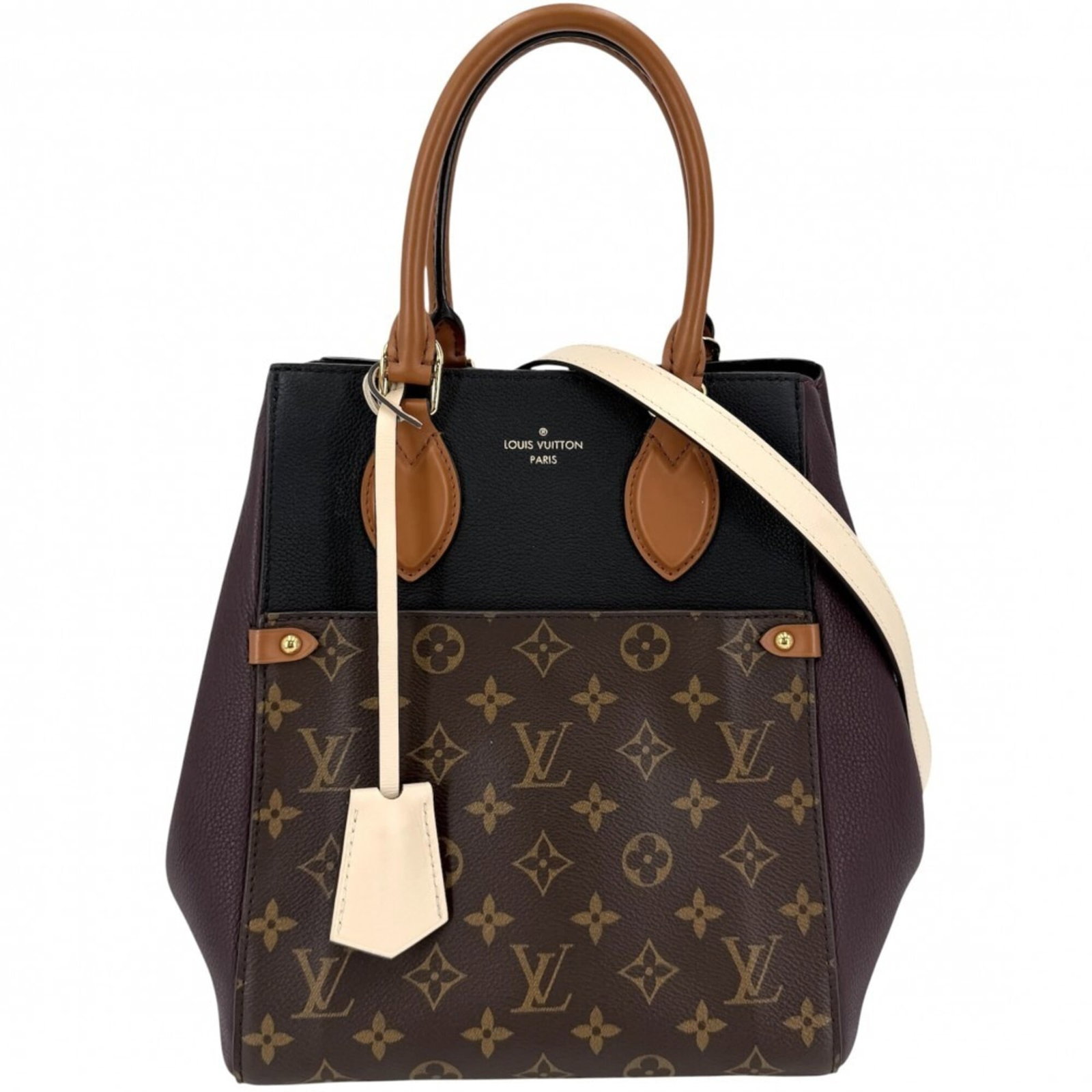 Canvas monogram bag tote shoulder handbag Louis Vuitton: Canvas monogram bag tote shoulder handbag Louis Vuitton Canvas monogram bag tote shoulder handbag Louis Vuitton, featuring the iconic monogram pattern in black, Bordeaux, and brown hues. This stylish