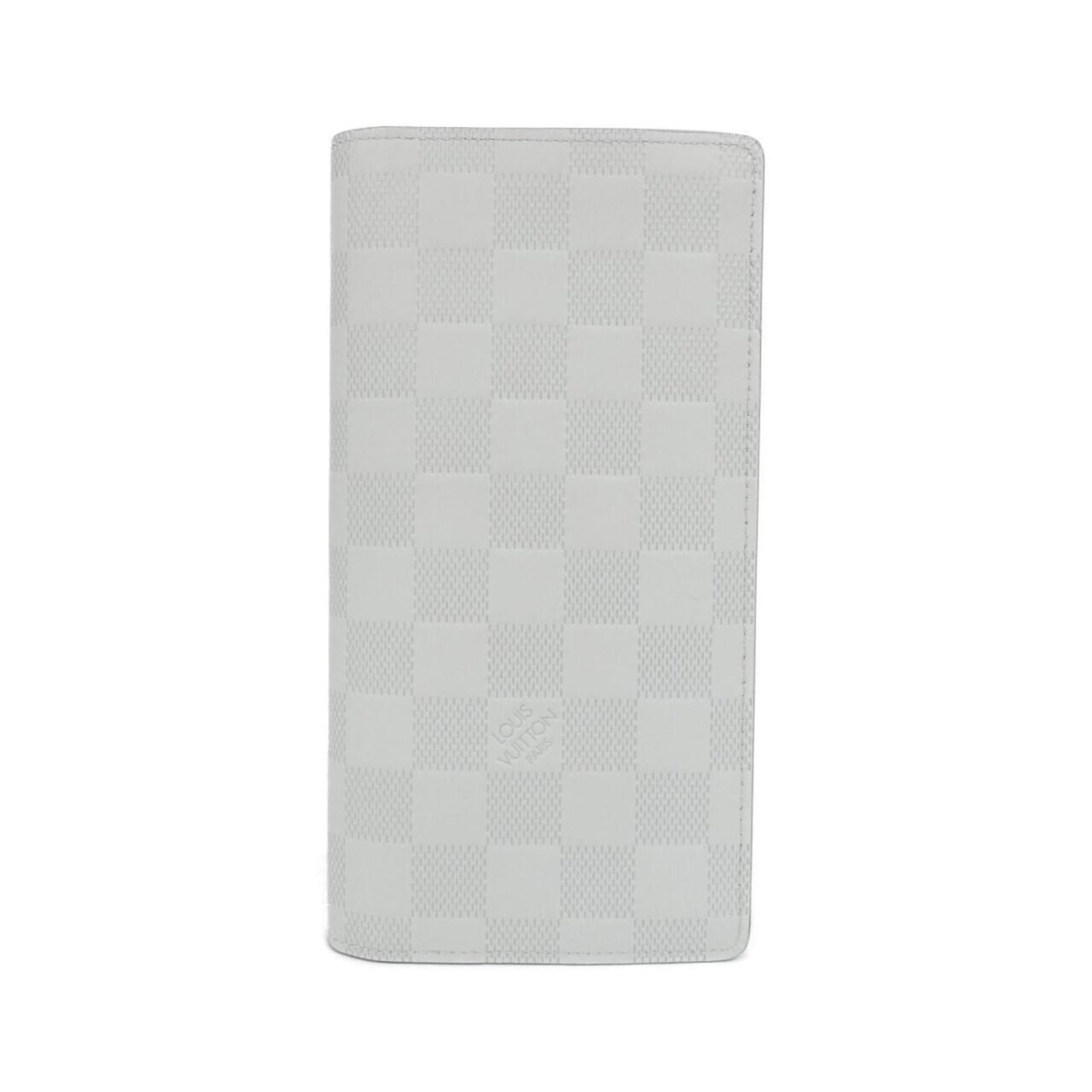 Damier Infinie Brazza N60335 Portefeuille Wallet Louis Vuitton: Damier Infinie Brazza N60335 Portefeuille Wallet Louis Vuitton Damier Infinie Brazza N60335 Portefeuille Wallet Louis Vuitton features a striking white color and classic design. Made with precise meas