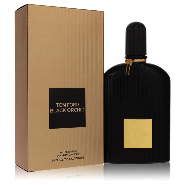 Black Orchid by Tom Ford Eau De Parfum Spray 3.4 oz: Black Orchid by Tom Ford Eau De Parfum Spray 3.4 oz Black Orchid by Tom Ford Eau De Parfum Spray 3.4 oz, developed using the rare and aromatic black orchid, offers an intoxicating natural aroma. This 