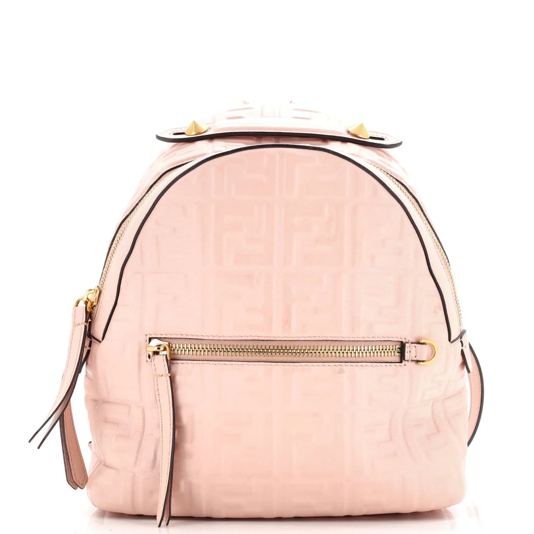 Backpack by Embossed Leather Mini Zucca Fendi (1 of 6)