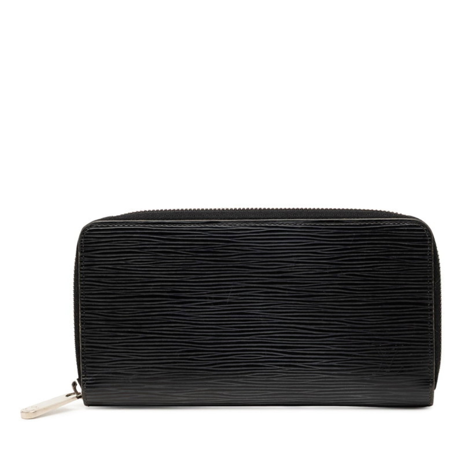 Long Wallet Bi Fold Leather Louis Vuitton: Long Wallet Bi Fold Leather Louis Vuitton Black, Noir Long Wallet Bi Fold Leather Louis Vuitton features a zipper closure and measures 10.5cm x 19.5cm x 2.5cm in size. Made from high-quality leather, 