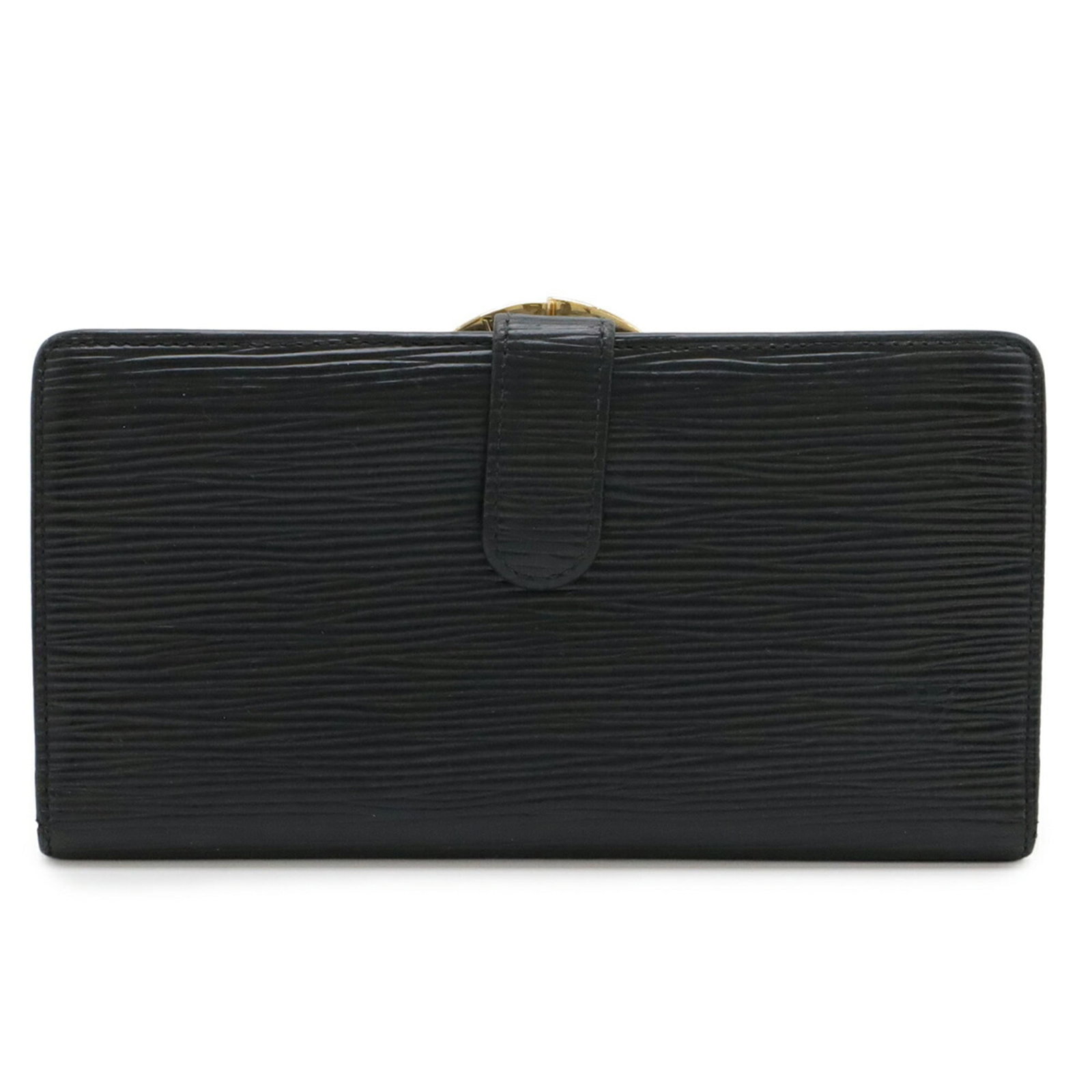 Louis Vuitton Long Wallet (Bi-Fold) Epi Leather: Louis Vuitton Long Wallet (Bi-Fold) Epi Leather The Louis Vuitton Long Wallet (Bi-Fold) Epi Leather boasts sleek, sophisticated design with its black Epi leather exterior. Made from high-quality mater
