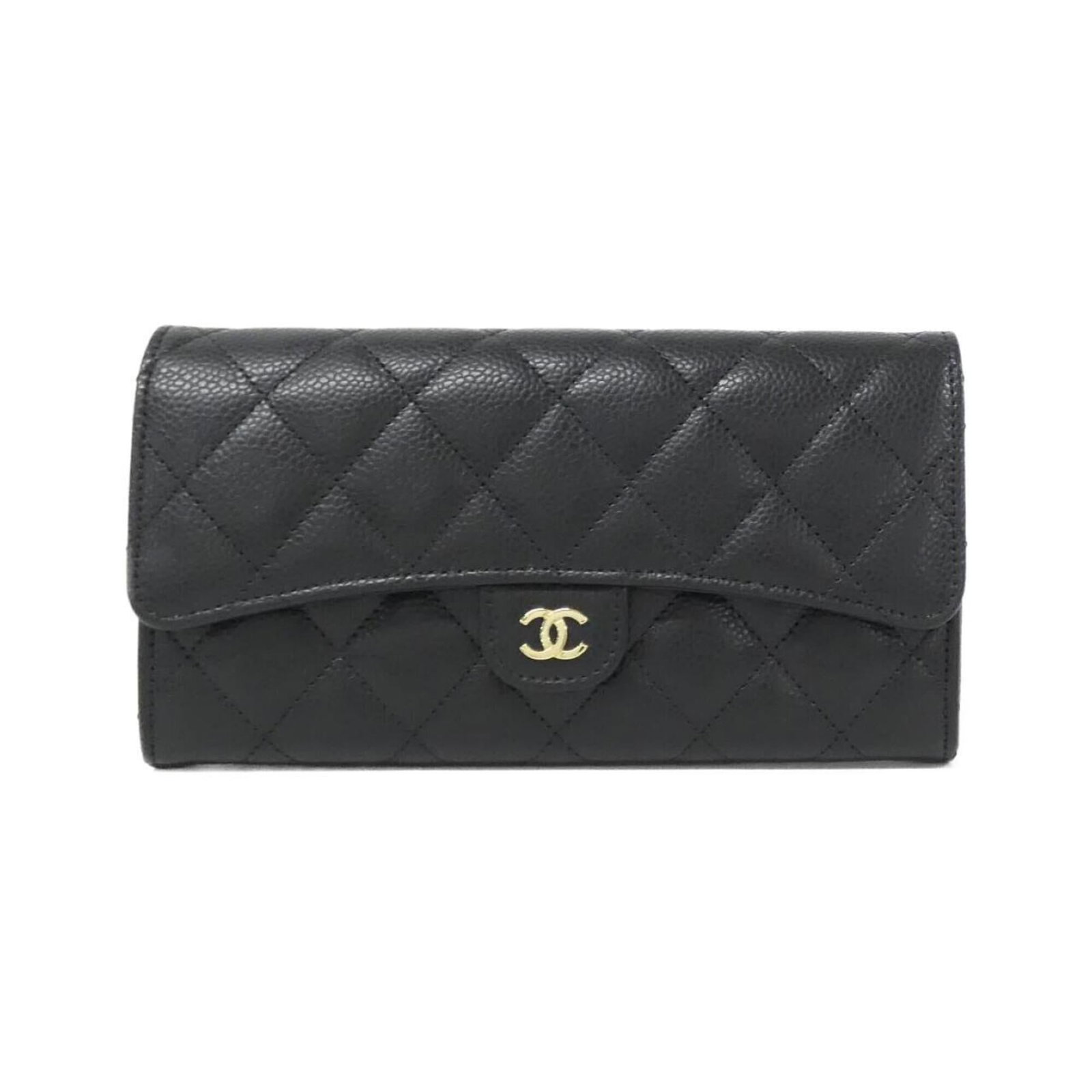 Chanel Long Wallet (Bi-Fold) Grained Calfskin (1 of 5)
