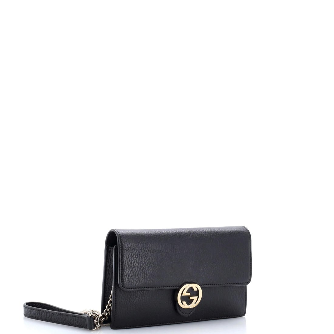 Gucci Leather Interlocking Chain Wallet - 2