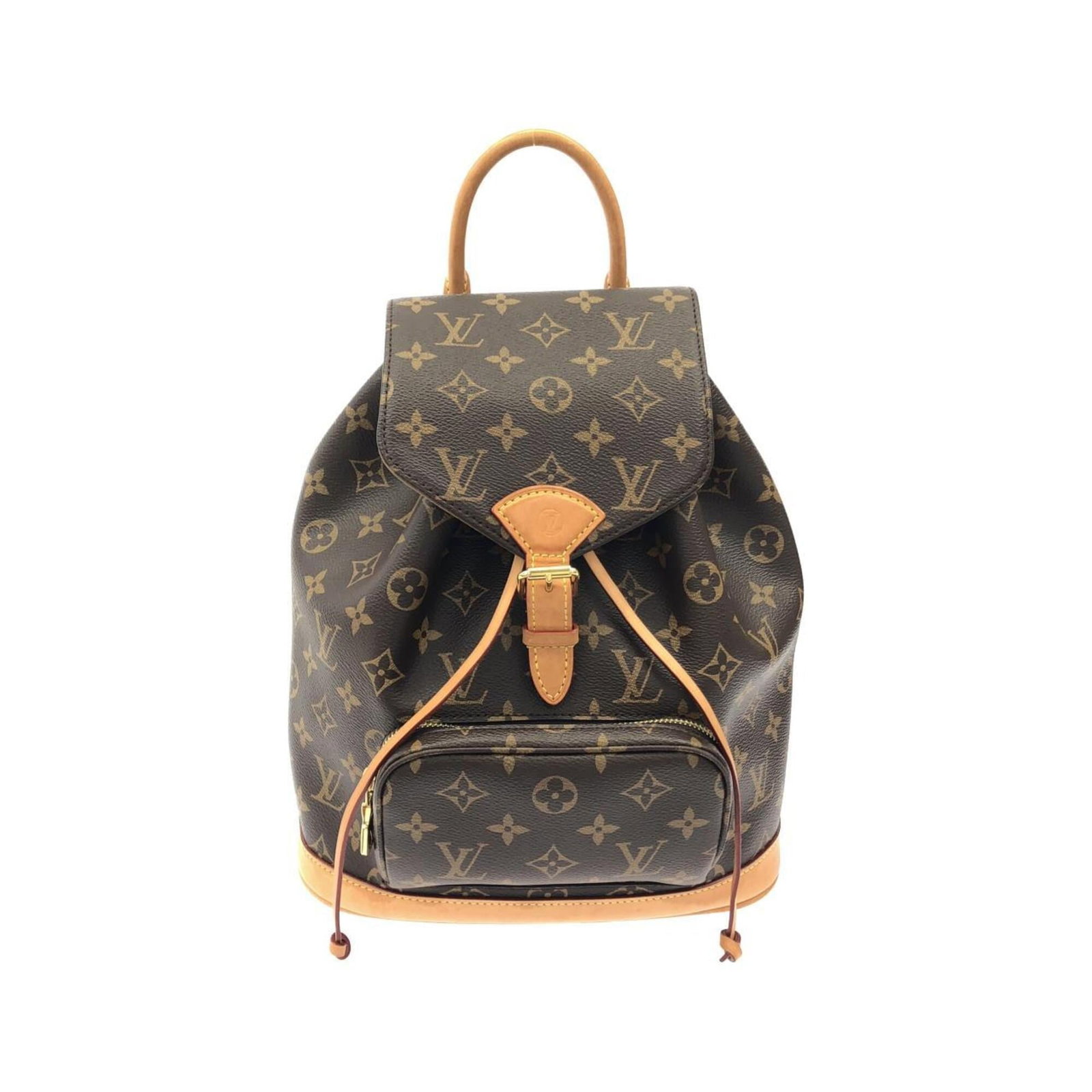 Canvas Coated Louis Vuitton Backpack: Canvas Coated Louis Vuitton Backpack Item Specifics: Brand: Louis Vuitton MPN: M11198 Type: Backpack Material: Coated canvas Color: Marron Hardware Color: Gold Gender: Men,Women Size (HxWxD): 30cm x 2