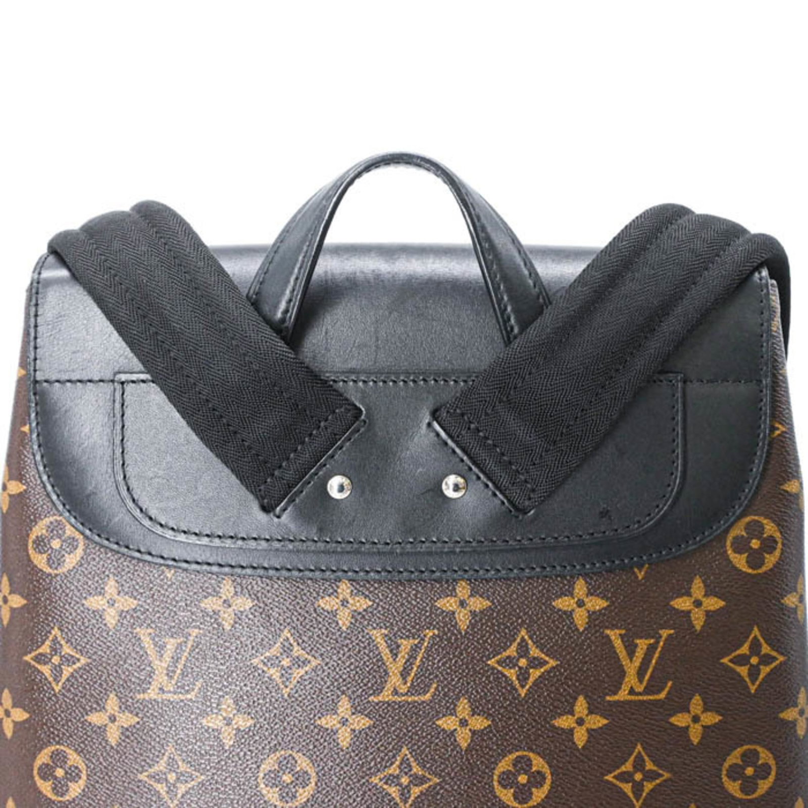 Monogram Leather Vuitton Backpack Louis - 8