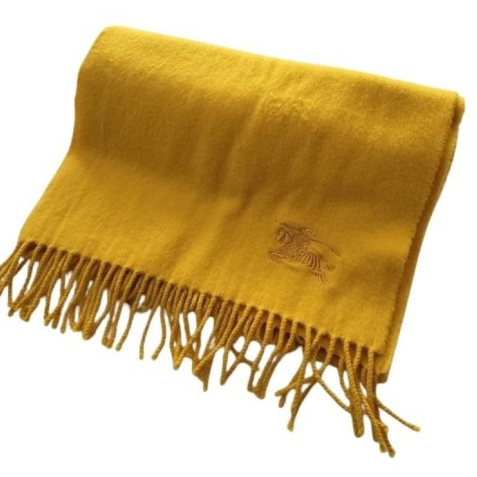 Burberry Stole Cashmere: Burberry Stole Cashmere Yellow Burberry Stole Cashmere measures 1.54m x 29.5cm, offering a unique size for a stole. Made from cashmere material, it presents a notable feature of its construction. The 