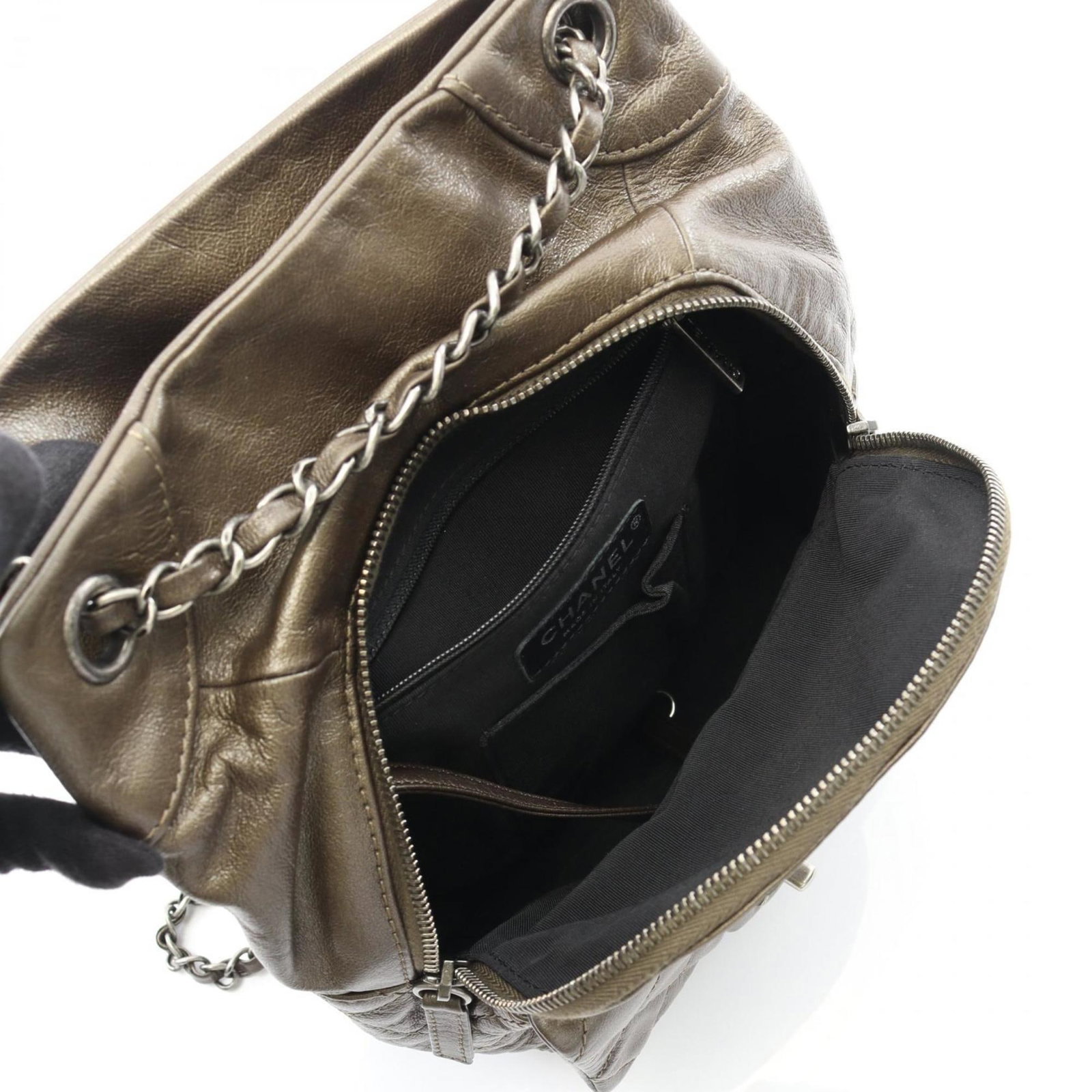 Leather Backpack by Chanel - 3