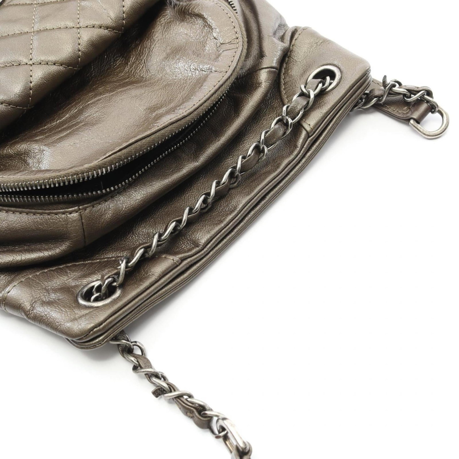 Leather Backpack by Chanel - 8
