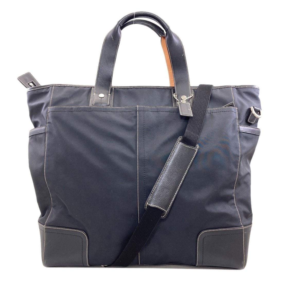 Coach F70034 2Way Tote Bag Nylon: Coach F70034 2Way Tote Bag Nylon Black Coach F70034 2Way Tote Bag made from durable Nylon. Features a classic design with a timeless black color that's perfect for everyday use. Item Specifics: Brand: