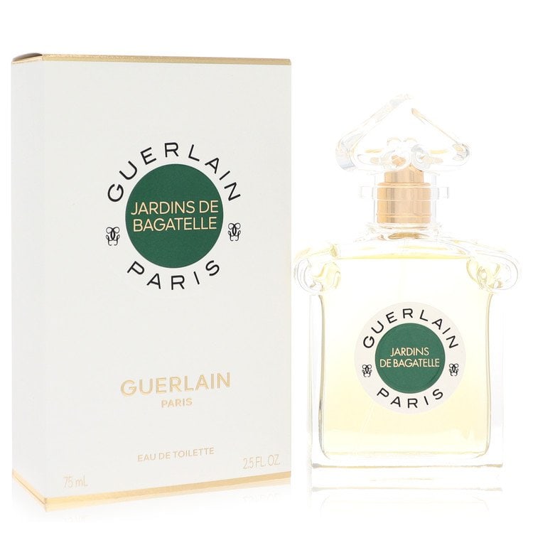 Jardins De Bagatelle by Guerlain Eau De Toilette Spray 2.5 oz: Jardins De Bagatelle by Guerlain Eau De Toilette Spray 2.5 oz Jardins de Bagatelle by Guerlain Eau De Toilette Spray offers a feminine floral scent, first introduced in 1963. The top notes include ald