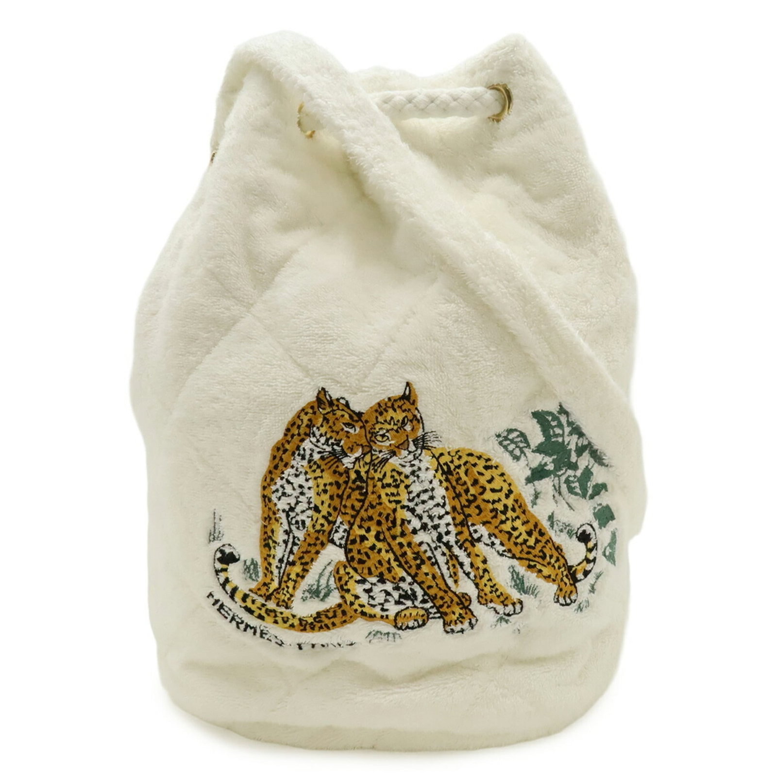 Hermes Handbag Shoulder Bag Cotton: Hermes Handbag Shoulder Bag Cotton White cotton shoulder bag from Hermes, measuring 35cm x 25cm x 26cm. This classic design features a timeless combination of style and simplicity, making it a versati