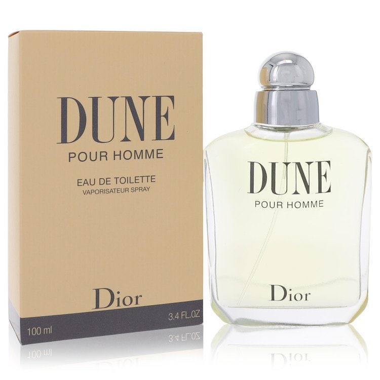 Dune by Christian Dior Eau De Toilette Spray 3.4 oz: Dune by Christian Dior Eau De Toilette Spray 3.4 oz Dune by Christian Dior Eau De Toilette Spray is a refreshing, oriental, woody fragrance designed in 1997. This masculine scent combines leaves, basi