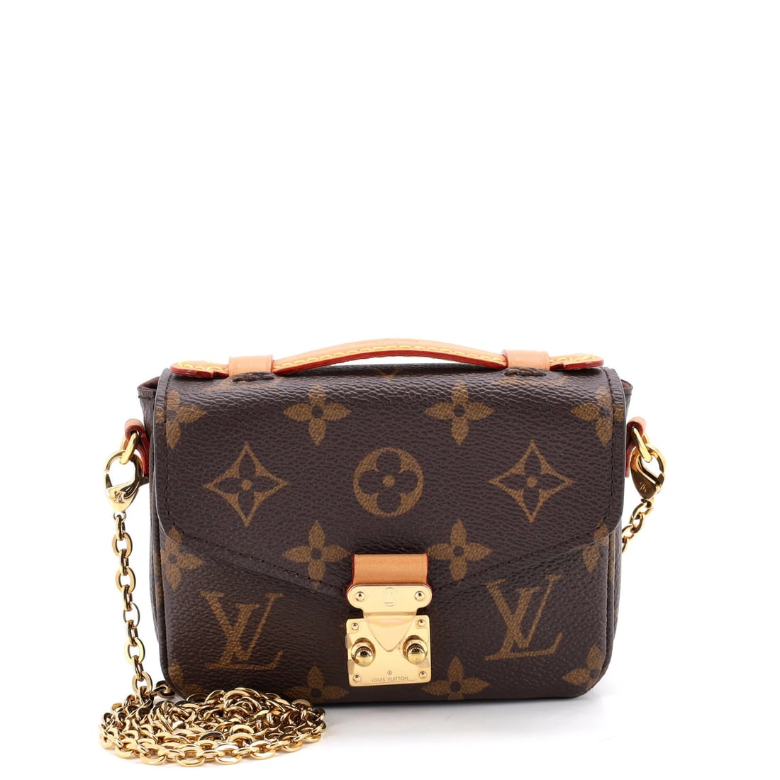 Louis Vuitton Micro Monogram Canvas: Louis Vuitton Micro Monogram Canvas Brown Louis Vuitton Micro Monogram Canvas Cross Body Bag. This cross body bag features the iconic Micro Metis monogram canvas exterior, with a brown leather strap a