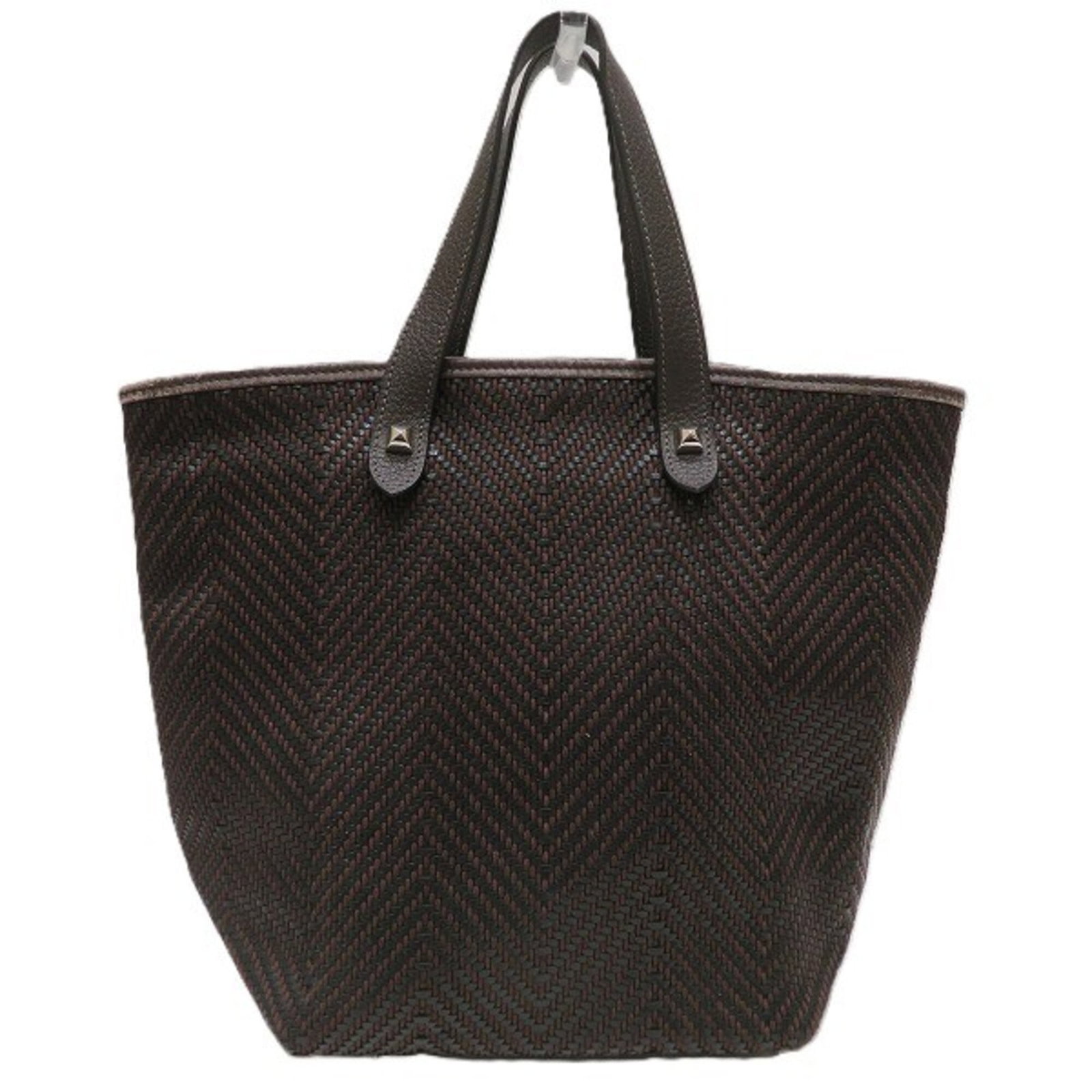 Hermes Handbag Leather Nylon (1 of 9)