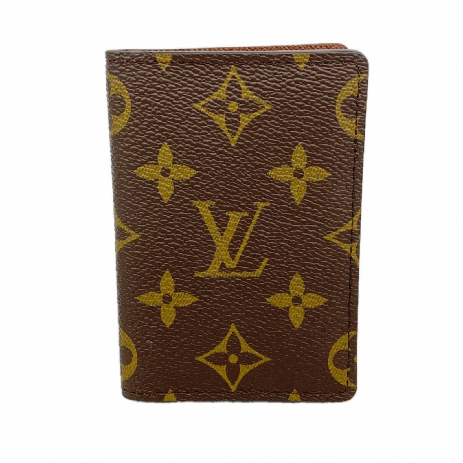 Case card Louis Vuitton: Case card Louis Vuitton Case card Louis Vuitton in brown, measuring 11cm x 7.5cm x 1cm, bearing the signature of its creator. This compact case showcases a classic design with clean lines and minimal
