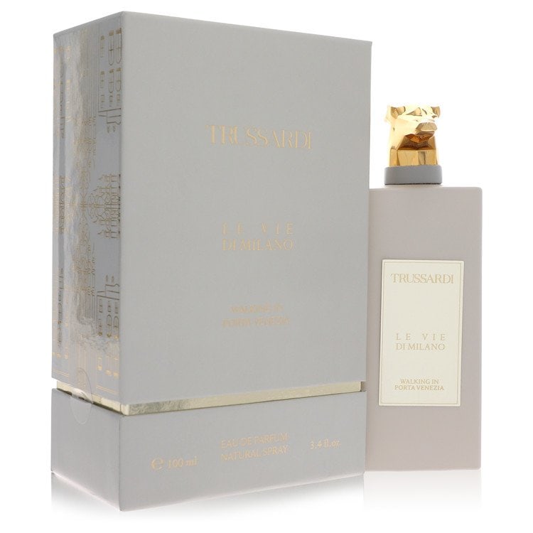 Trussardi Walking in Porta Venezia by Trussardi Eau De Parfum Spray 3.4 oz: Trussardi Walking in Porta Venezia by Trussardi Eau De Parfum Spray 3.4 oz Trussardi Walking in Porta Venezia eau de parfum spray offers a sophisticated blend of scents, perfect for everyday wear.