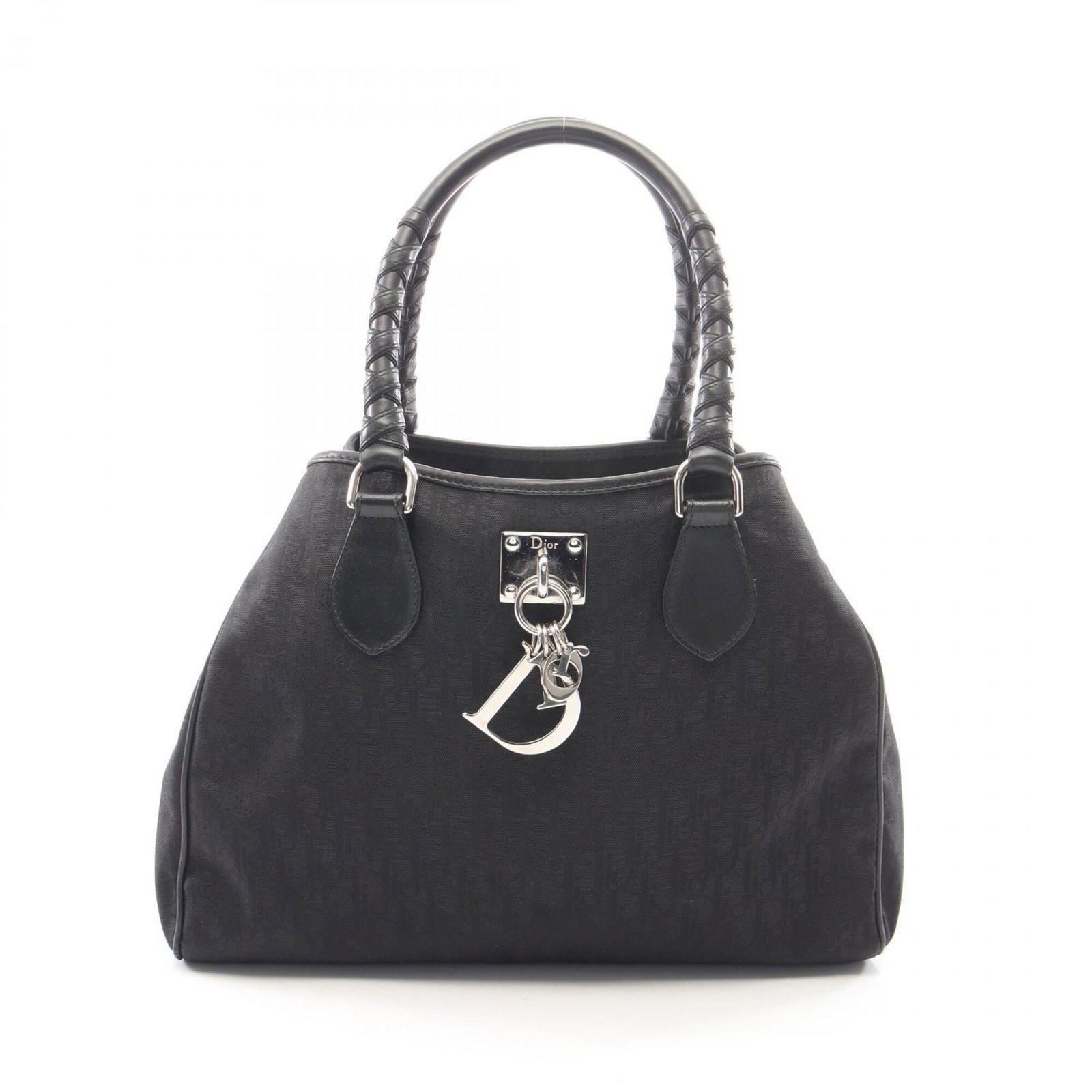 Christian Dior Tote Handbag Nylon Leather Canvas: Christian Dior Tote Handbag Nylon Leather Canvas Christian Dior Tote Handbag Nylon Leather Canvas - A stylish and versatile tote bag featuring a combination of leather and nylon canvas construction,