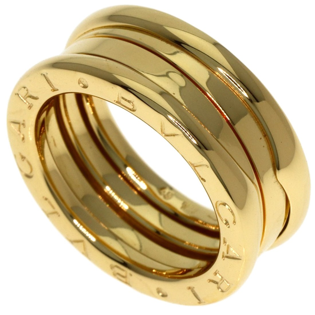 Bvlgari B.Zero1 2 Band #49 Ring K18 Yellow Gold: Bvlgari B.Zero1 2 Band #49 Ring K18 Yellow Gold K18 Yellow Gold BVLGARI B.Zero1 2 Band #49 Ring, featuring the iconic design from BVLGARI's signature collection. This 5(US) ring showcases K18 yellow