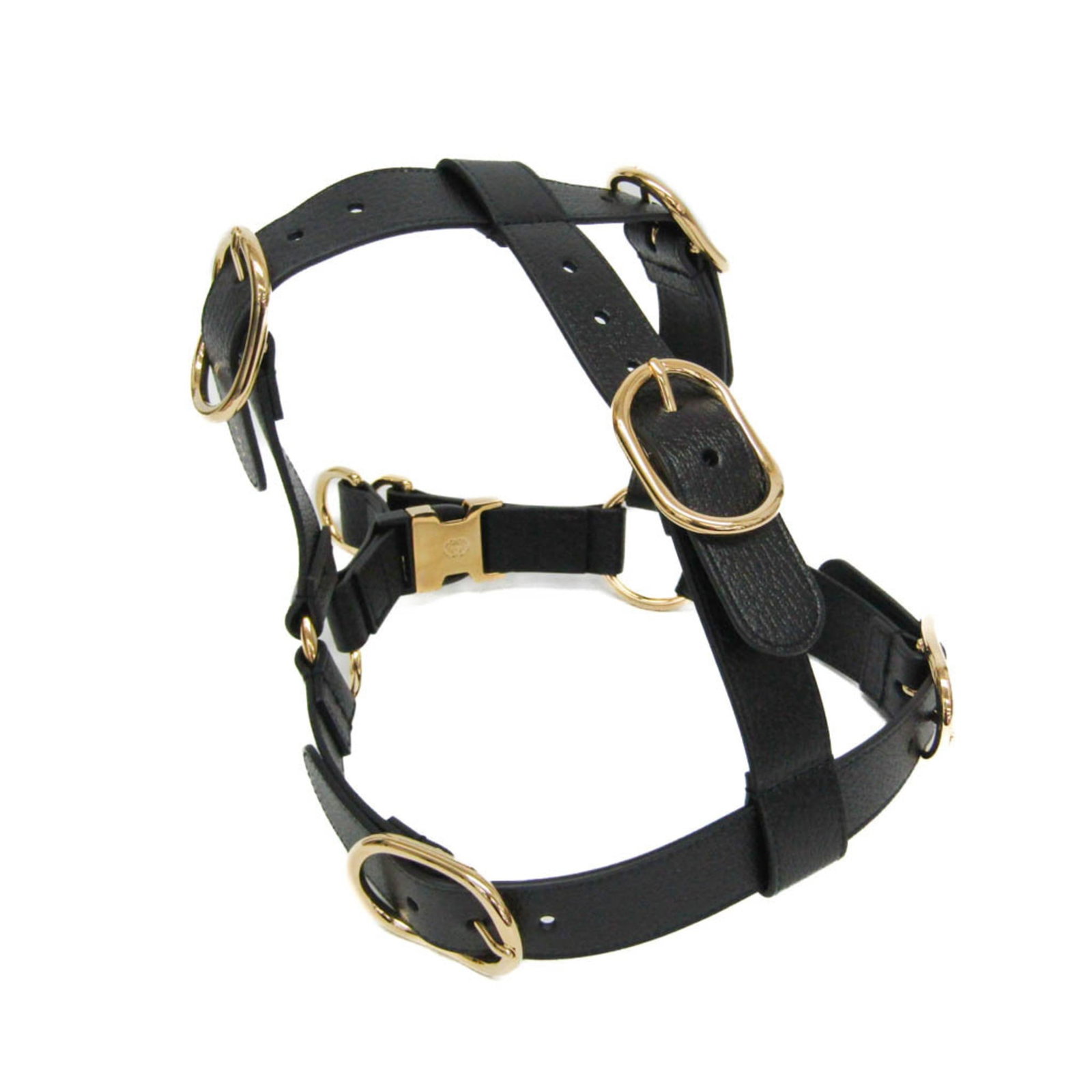 Harness Leather Gucci: Harness Leather Gucci Harness Leather Gucci, crafted from high-quality Italian leather, boasts an interlocking G logo and adjustable sizing for a secure fit. Measuring 53cm to 62cm in length, this lar