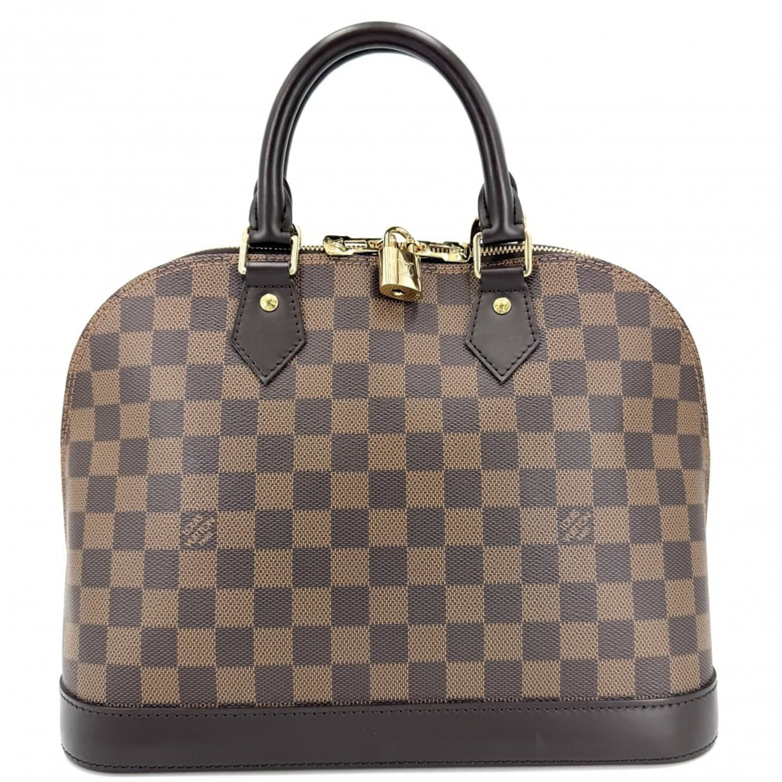 Handbag Canvas Damier Louis Vuitton: Handbag Canvas Damier Louis Vuitton Damier canvas pattern in brown, characteristic of Louis Vuitton's iconic designs. This handbag features the signature N53151 model number and measures 23.5cm x 30cm