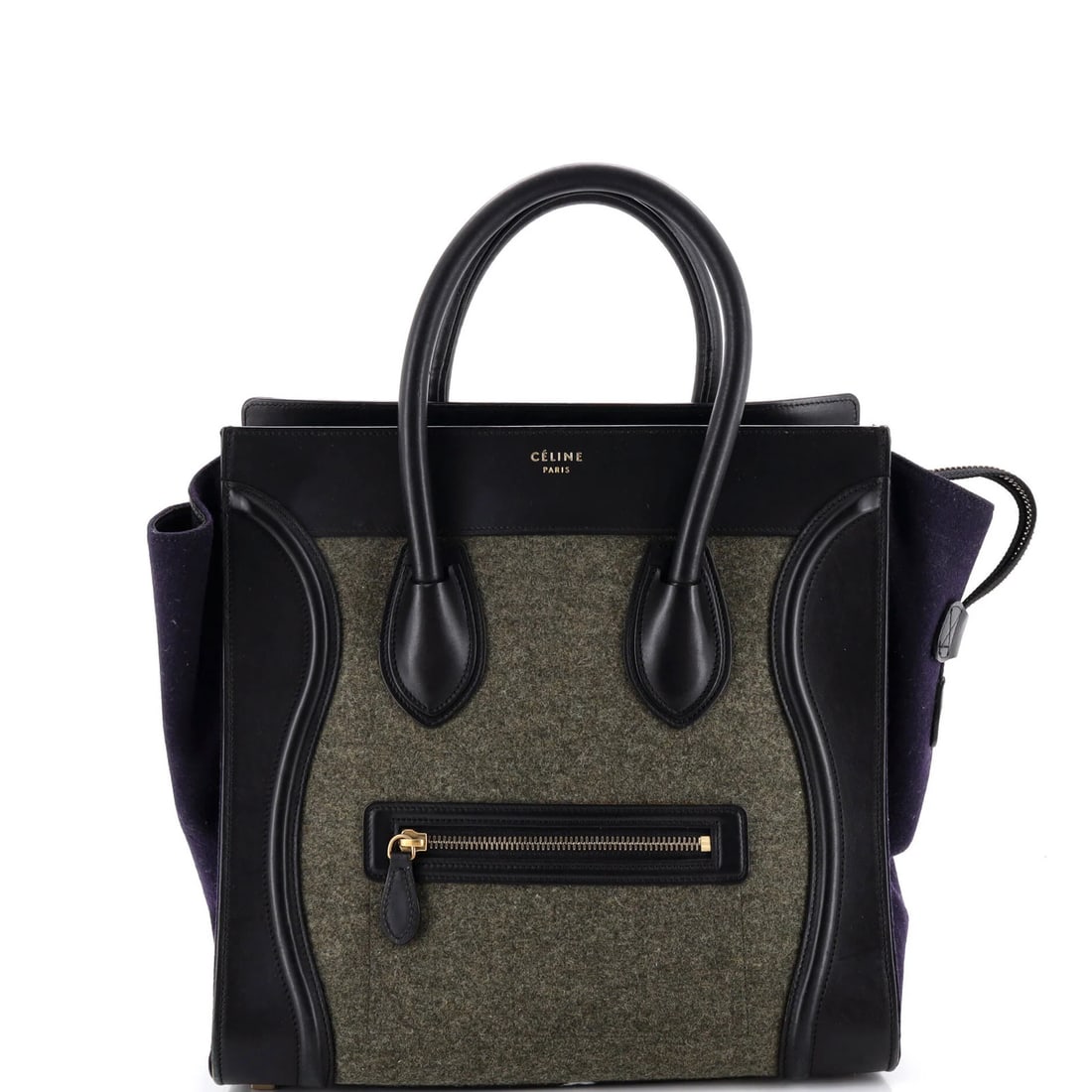 Felt Mini Bag Luggage Celine Tricolor (1 of 6)