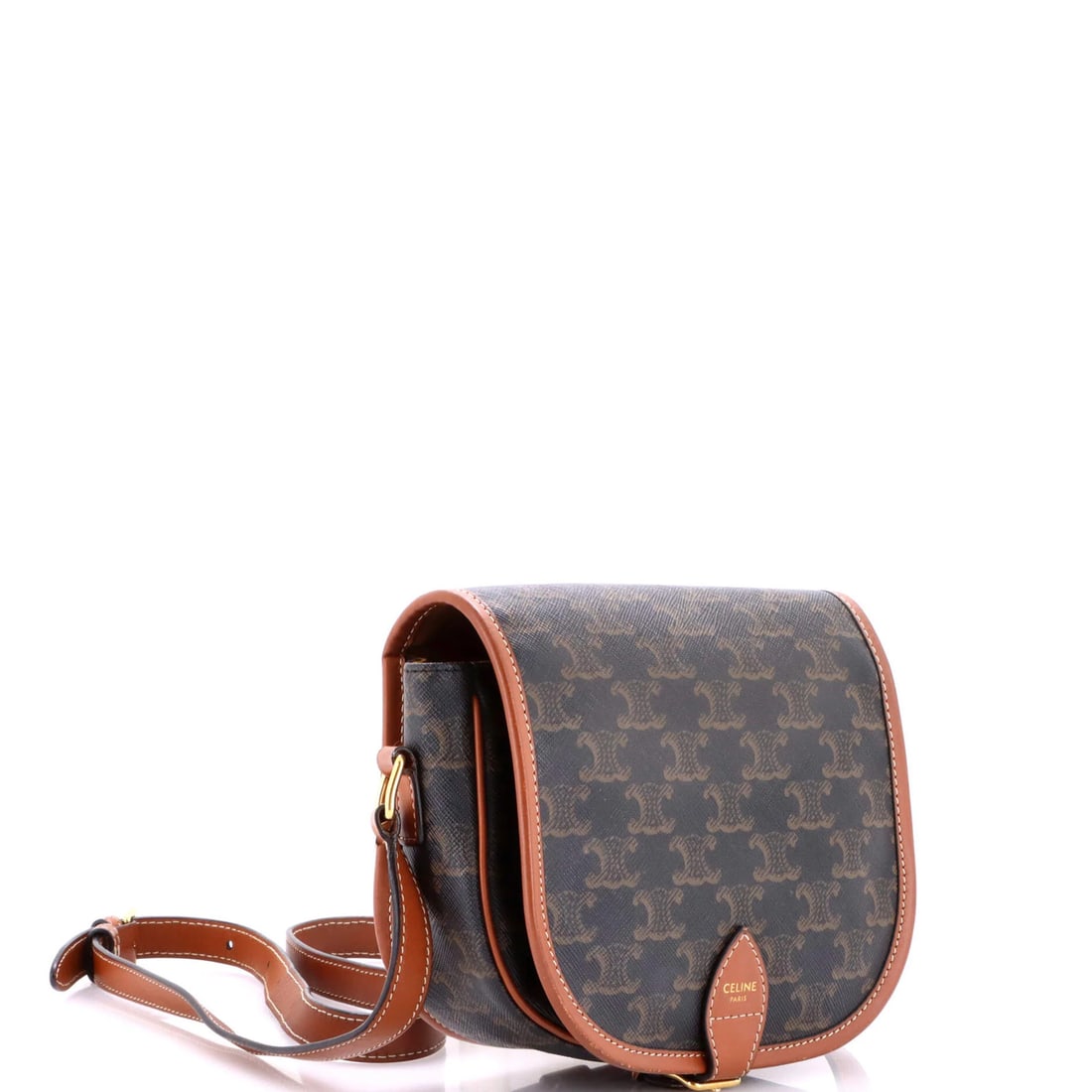 Canvas coated bag Folco medium Triomphe Celine - 2