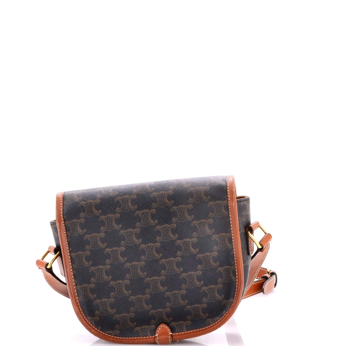 Canvas coated bag Folco medium Triomphe Celine - 3