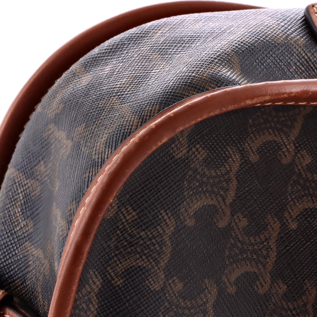 Canvas coated bag Folco medium Triomphe Celine - 7