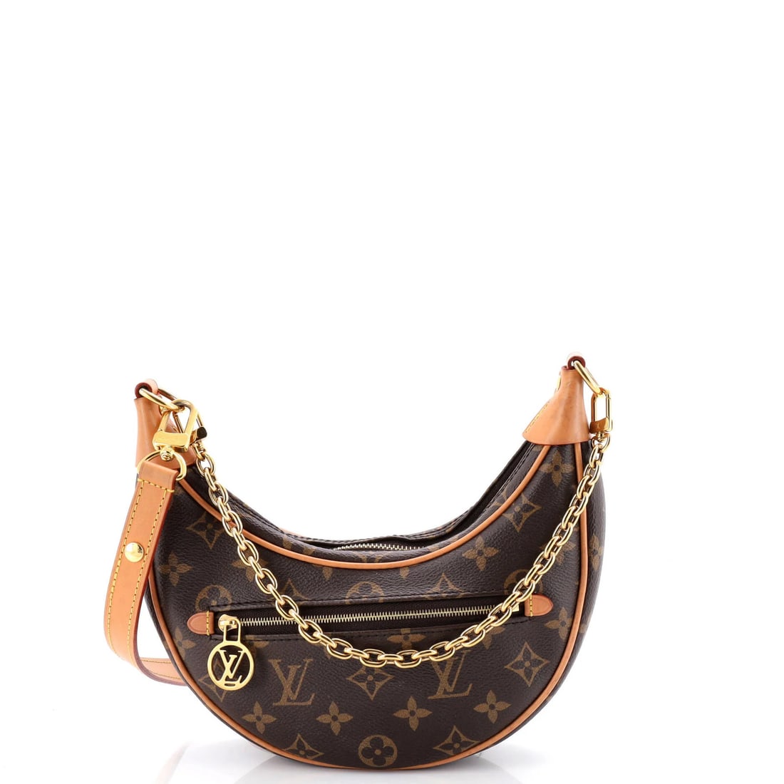 Loop Handbag Monogram Canvas Louis Vuitton: Loop Handbag Monogram Canvas Louis Vuitton Loop Handbag Monogram Canvas Louis Vuitton, featuring a classic hobos design with brown canvas exterior and gold hardware. This stylish handbag boasts an ext