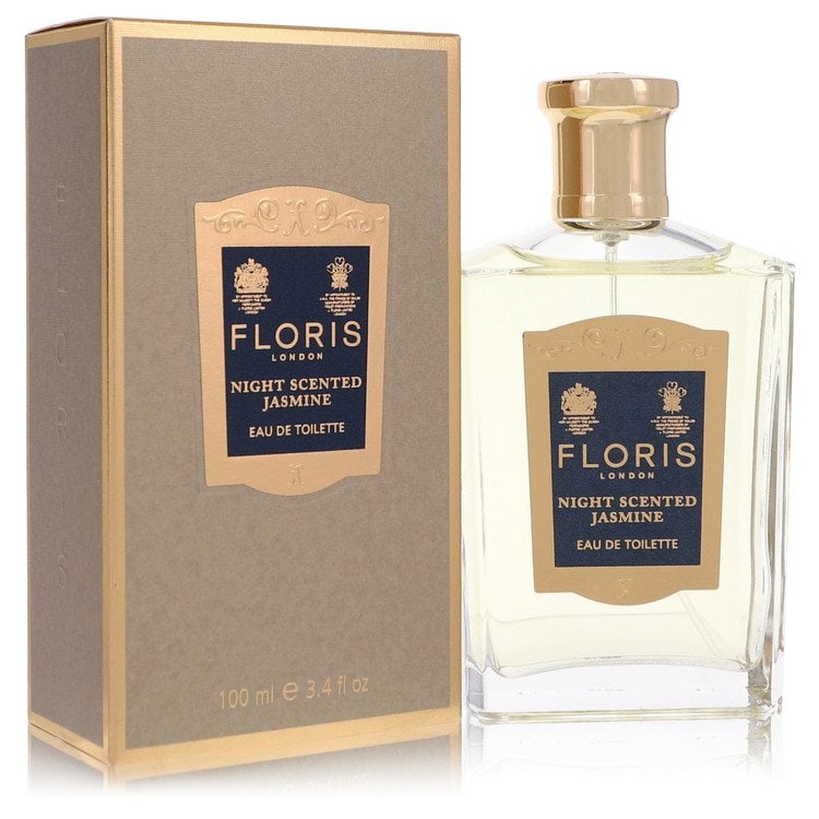 Floris Night Scented Jasmine by Floris Eau De Toilette Spray 3.4 oz: Floris Night Scented Jasmine by Floris Eau De Toilette Spray 3.4 oz Floris Night Scented Jasmine by Floris Eau De Toilette Spray 3.4 oz features top notes of green leaves, violets, mandarin orange, ne