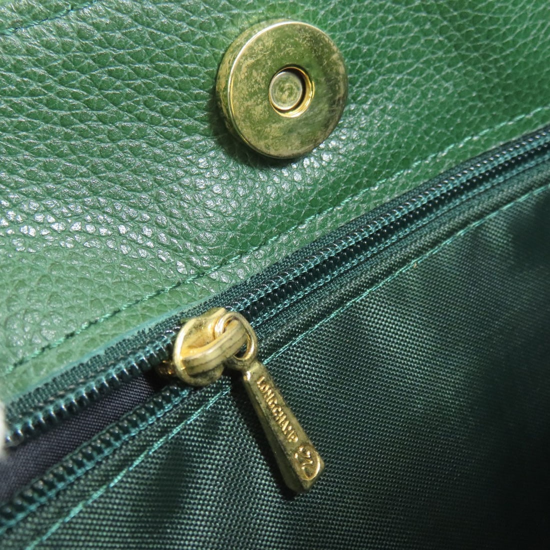 Longchamp Logo Shoulder Bag Leather - 9