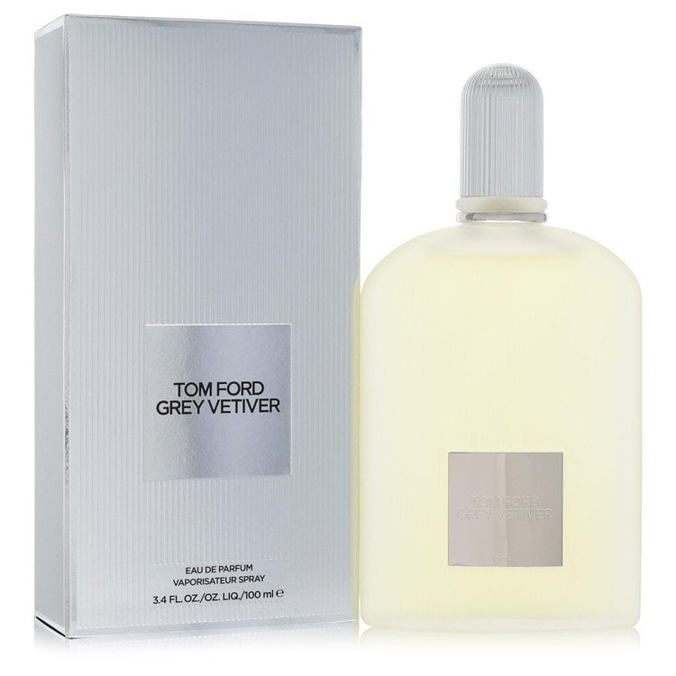 Tom Ford Grey Vetiver by Tom Ford Eau De Parfum Spray 3.4 oz: Tom Ford Grey Vetiver by Tom Ford Eau De Parfum Spray 3.4 oz Bright citrus and vetiver blend together in this modern, alluring fragrance from Tom Ford. The scent features top notes of bright citrus, s