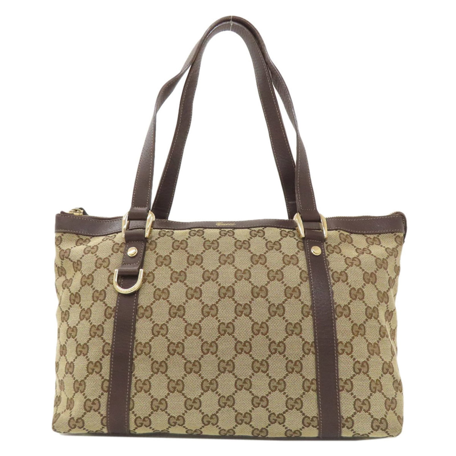 Canvas bag tote Gucci: Canvas bag tote Gucci Canvas bag tote from Gucci, featuring a classic brown canvas design. This stylish and practical bag measures 23cm x 37cm x 12cm, making it the perfect size for daily use. The