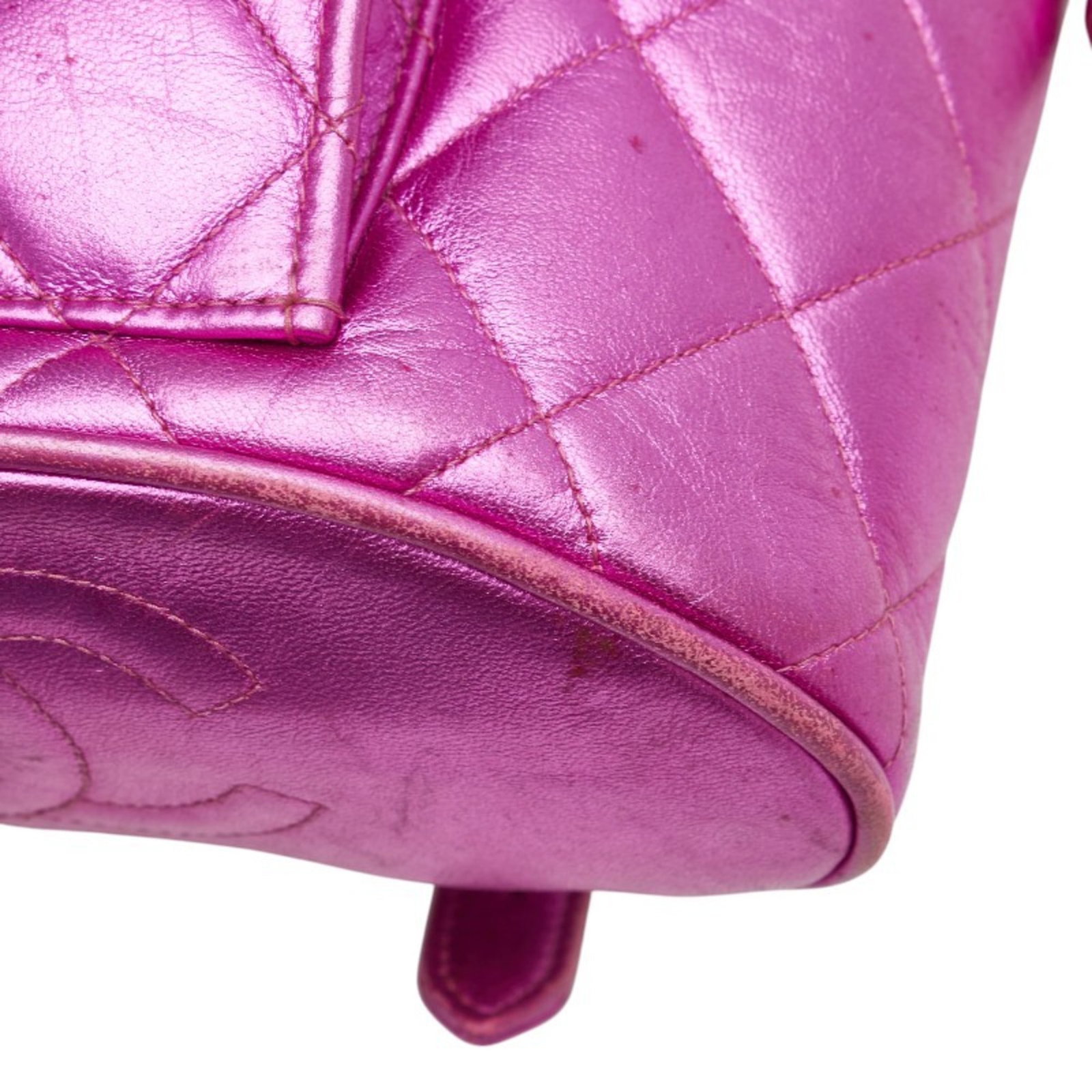 Leather Backpack by Chanel - 5