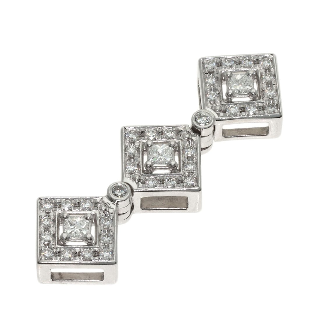 Tasaki Diamond Pendant Top K18 White Gold (1 of 6)