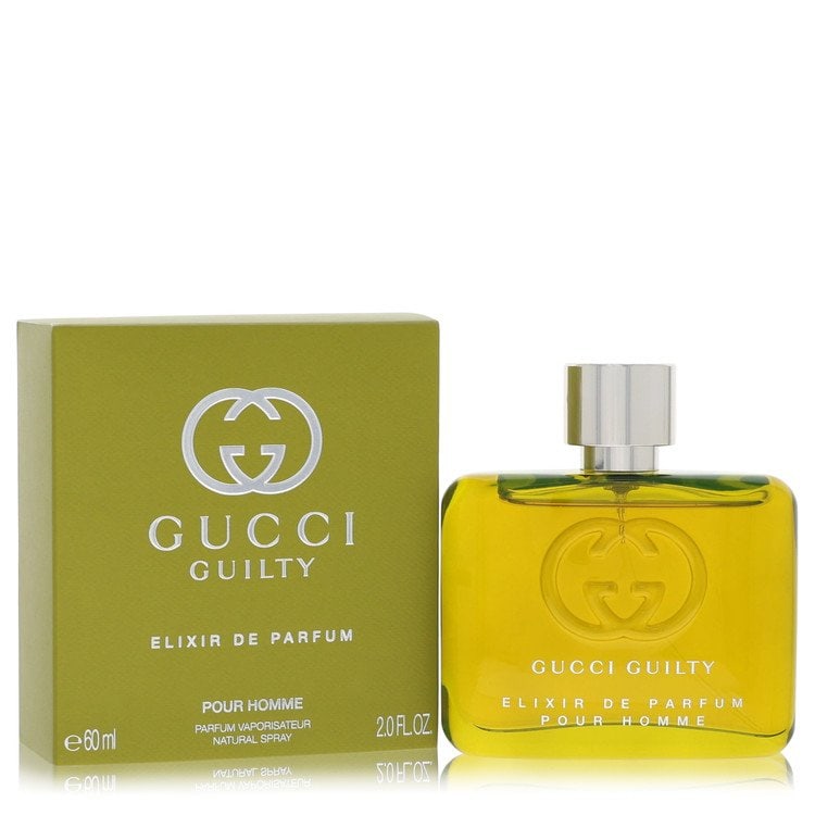 Gucci Guilty Elixir de Parfum by Gucci Parfum Spray 2 oz: Gucci Guilty Elixir de Parfum by Gucci Parfum Spray 2 oz Gucci Guilty Elixir de Parfum by Gucci Parfum Spray, a sophisticated men's cologne in a 2 oz size. This fragrance offers a unique blend of scen