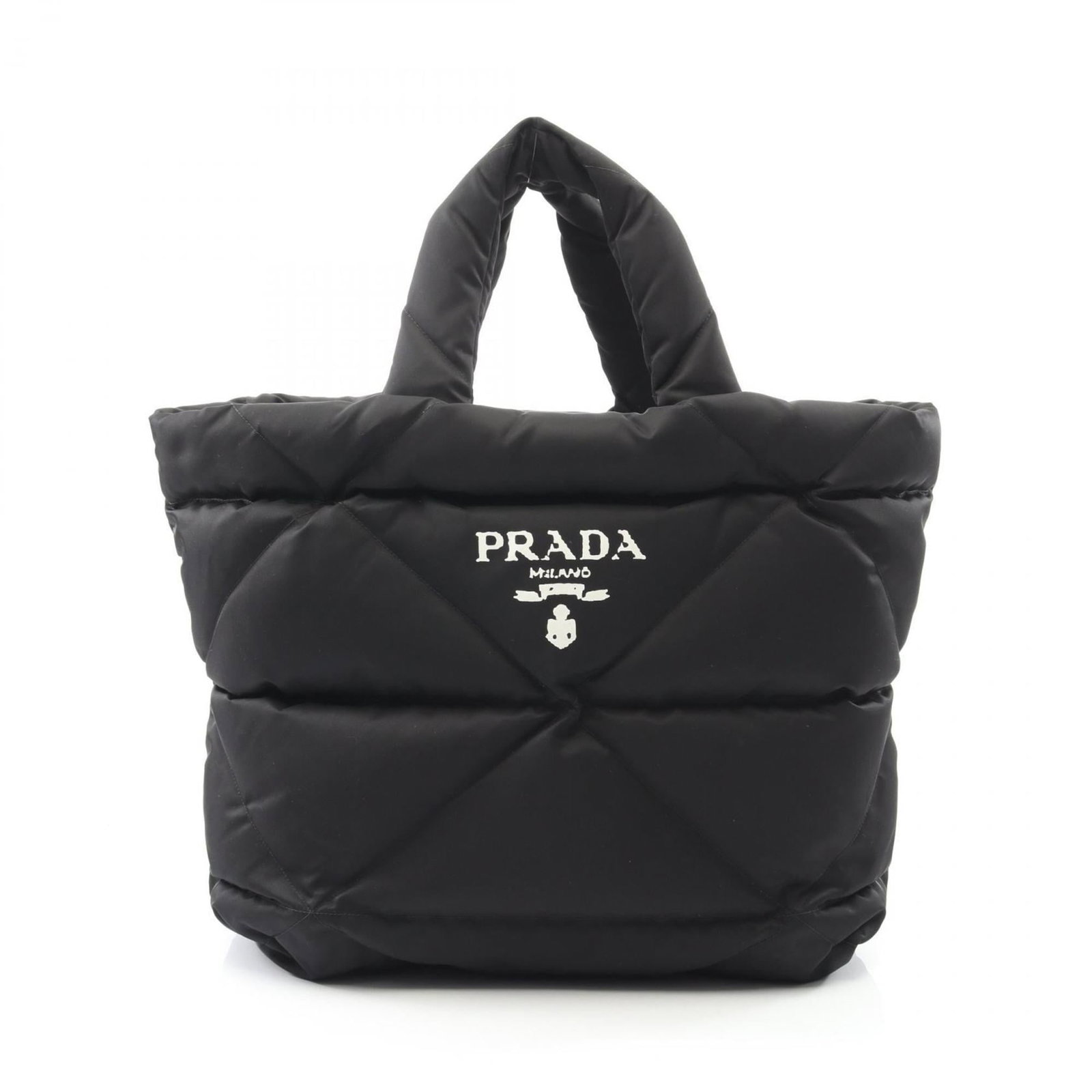 Nylon Tote Bag Prada: Nylon Tote Bag Prada Black Nylon Tote Bag from Prada, measuring 30cm x 37cm x 17cm. Made from nylon material, this tote bag features a sleek and modern design. A stylish accessory for everyday use. It