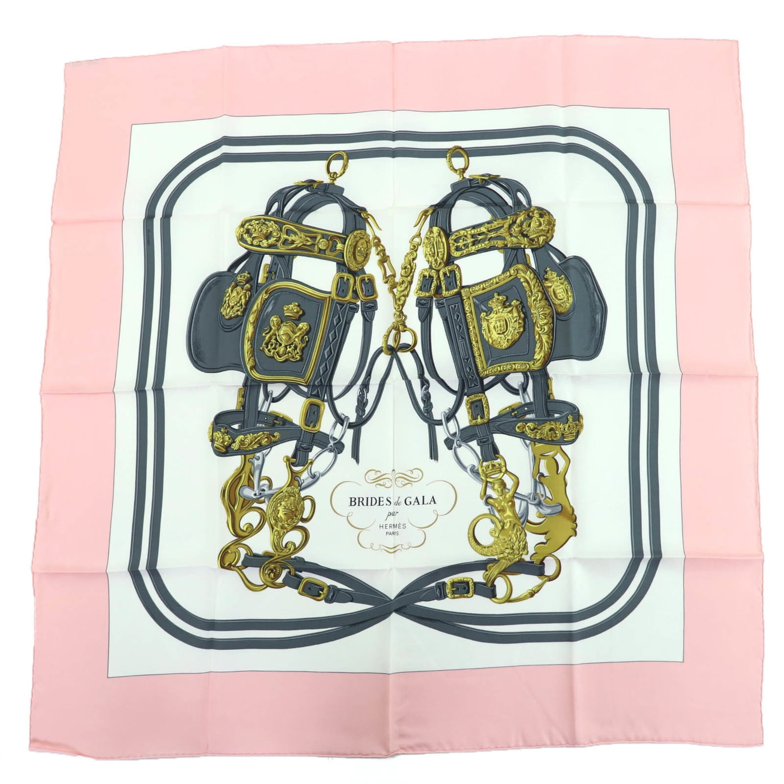 Hermes Silk 100% Scarf: Hermes Silk 100% Scarf Silk 100% Hermes Scarf in Pink, measuring 89cm x 87cm. This luxurious scarf features high-quality silk material and a beautiful pink color. Made by the renowned French fashion h