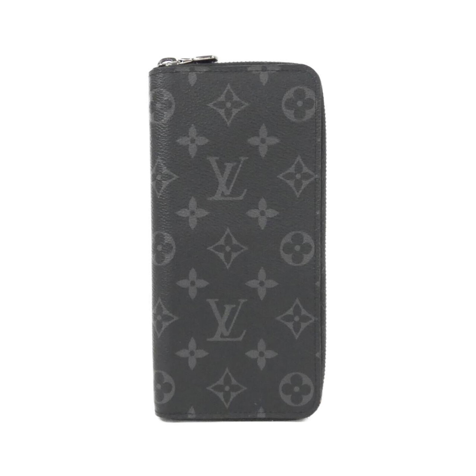 Long Wallet Bi fold Coated Canvas by Louis Vuitton: Long Wallet Bi fold Coated Canvas by Louis Vuitton The Louis Vuitton Long Wallet Bi Fold Coated Canvas features a sleek black design with a durable coated canvas material, providing a stylish and prac