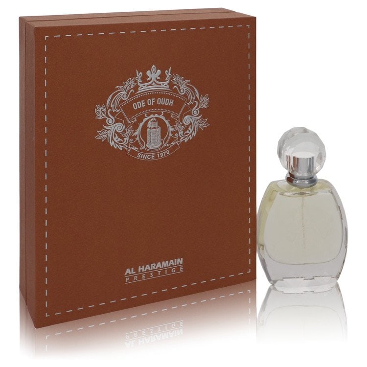 Al Haramain Ode Of Oudh by Al Haramain Eau De Parfum Spray (Unisex) 2.4 oz: Al Haramain Ode Of Oudh by Al Haramain Eau De Parfum Spray (Unisex) 2.4 oz Al Haramain Ode Of Oudh cologne boasts an aromatic blend of leafy green notes, sweet basil, and spicy aniseed extract. The fr