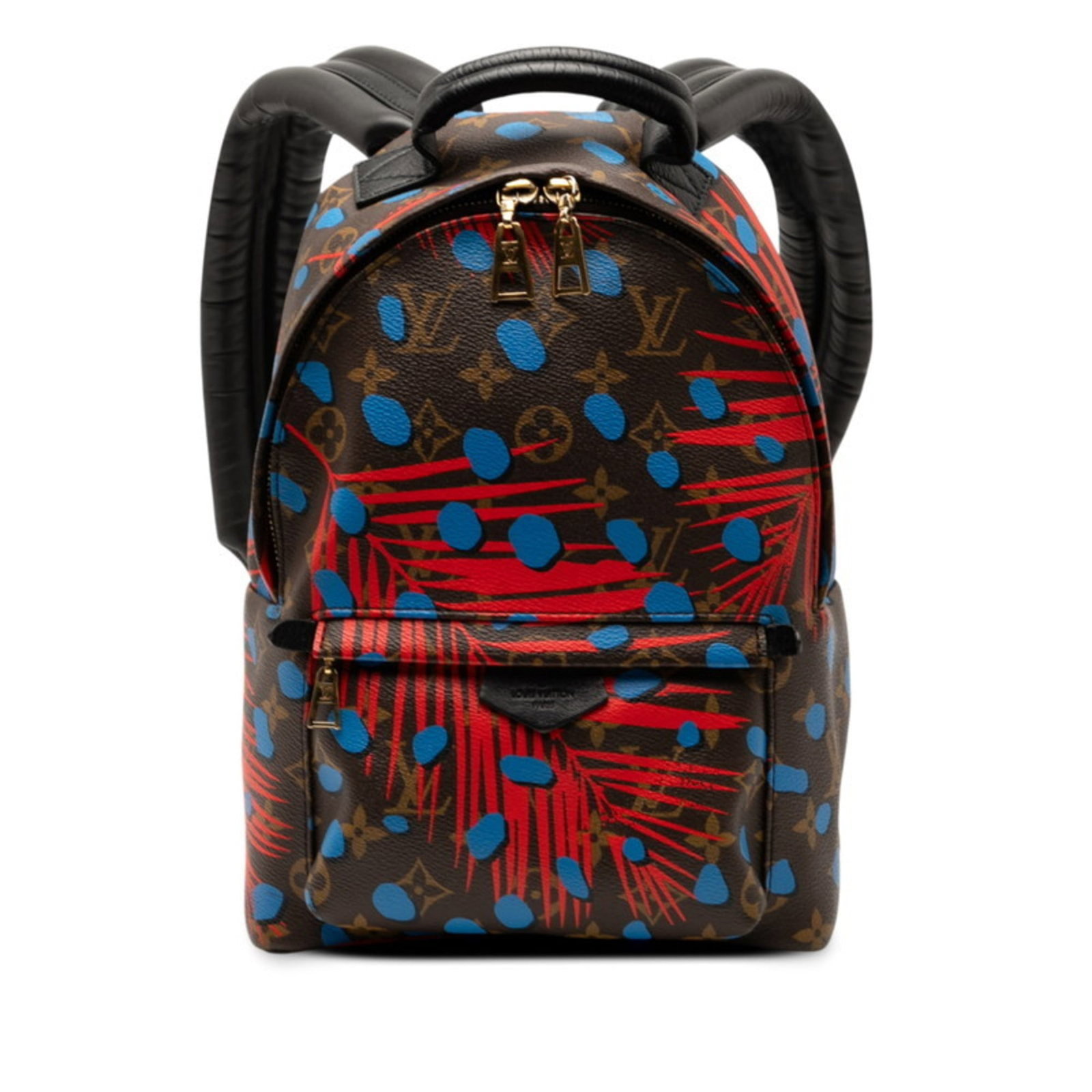 Vuitton Leather Pvc Backpack Louis: Vuitton Leather Pvc Backpack Louis The Louis Vuitton MPN M41980 Vuitton Leather Pvc Backpack features a unique combination of PVC and leather materials, with a distinctive brown, multi-color, and red 