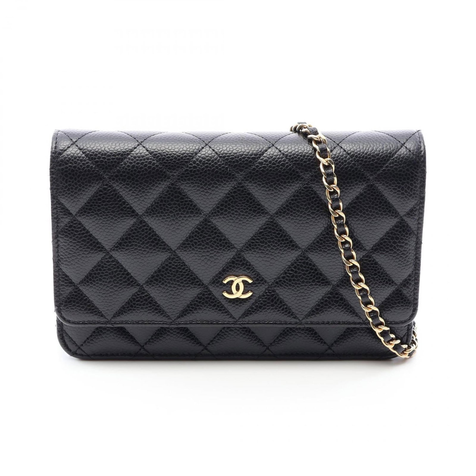 Chanel Handbag Shoulder Bag Grained Calfskin: Chanel Handbag Shoulder Bag Grained Calfskin Black Grained Calfskin Chanel Shoulder Bag with precise measurements, making it a stylish and compact accessory for everyday use. The bag's classic design 