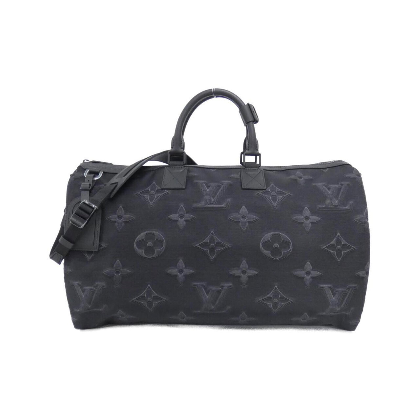 Boston Bag by Louis Vuitton: Boston Bag by Louis Vuitton Boston Bag by Louis Vuitton - A stylish and versatile nylon bag with clean lines, perfect for everyday use. Measuring 29cm x 50cm x 22cm, it features a sleek black and