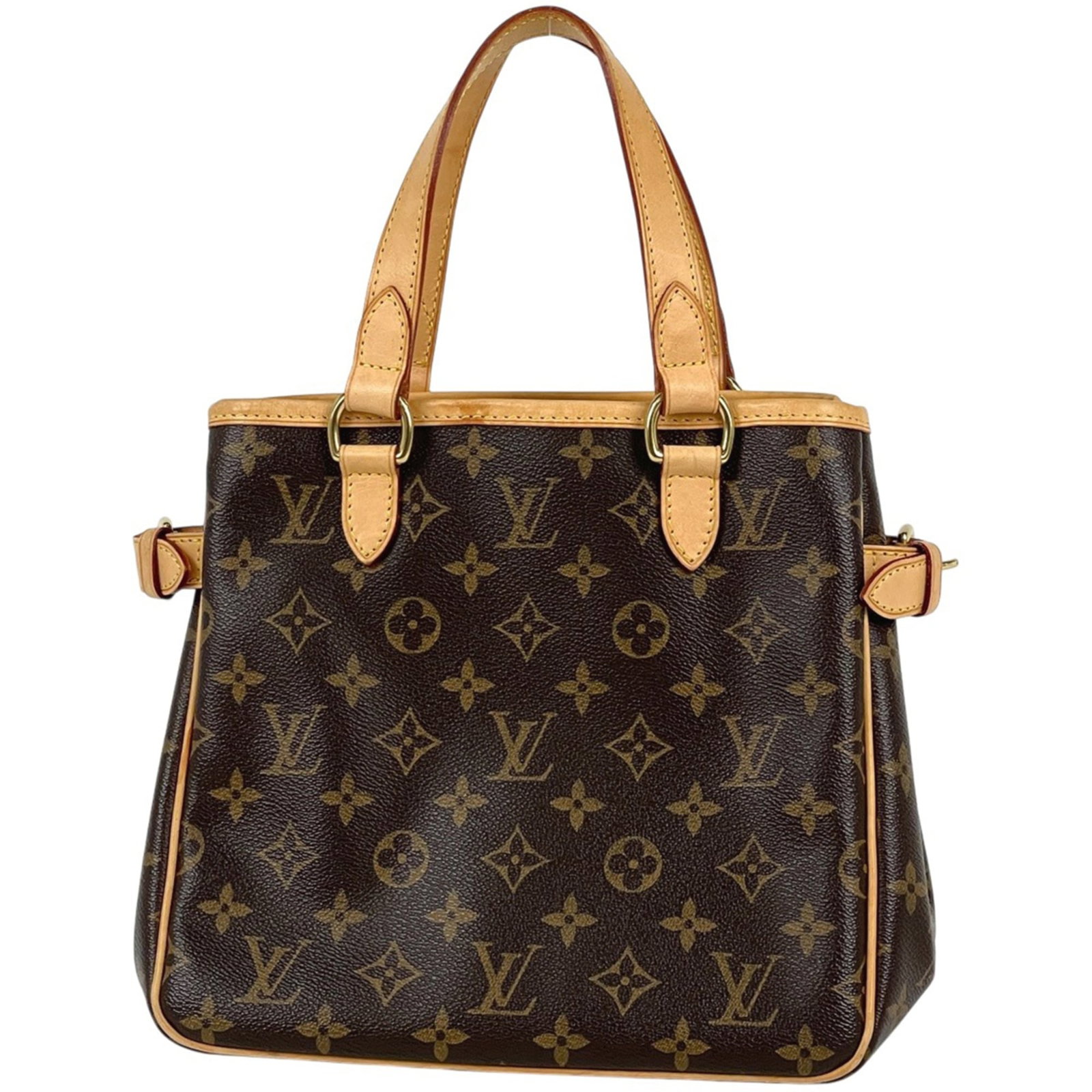 Vuitton Louis Tote Monogram Handbag: Vuitton Louis Tote Monogram Handbag Monogram pattern adorns the iconic Louis Vuitton tote bag, crafted from high-quality materials. The classic design measures 22cm x 24cm x 14cm and features a