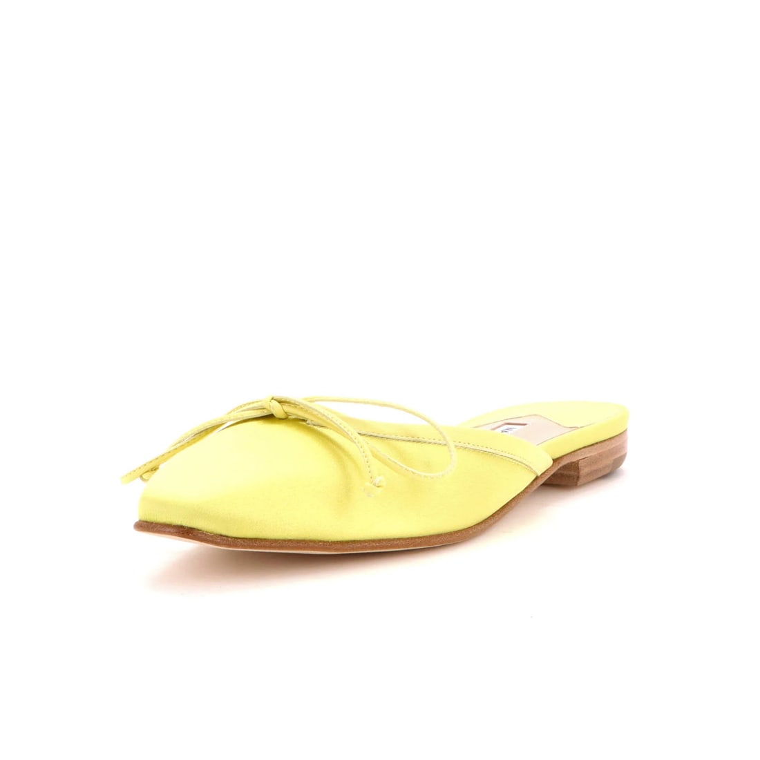 Manolo Blahnik Women's Ballerimu Flat Mules Satin (1 of 5)