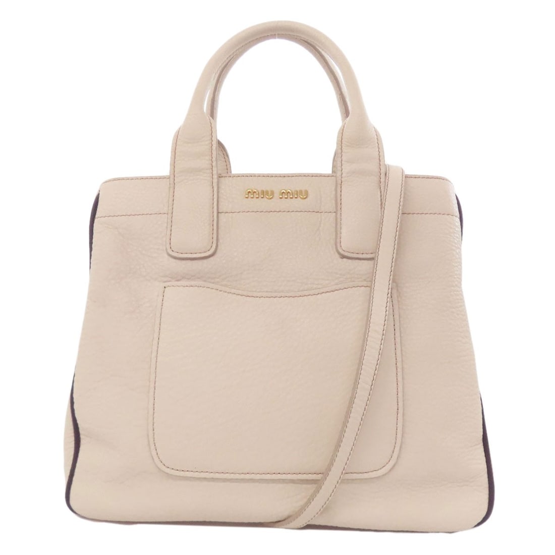 Handbag Leather Miumiu 2Way (1 of 20)