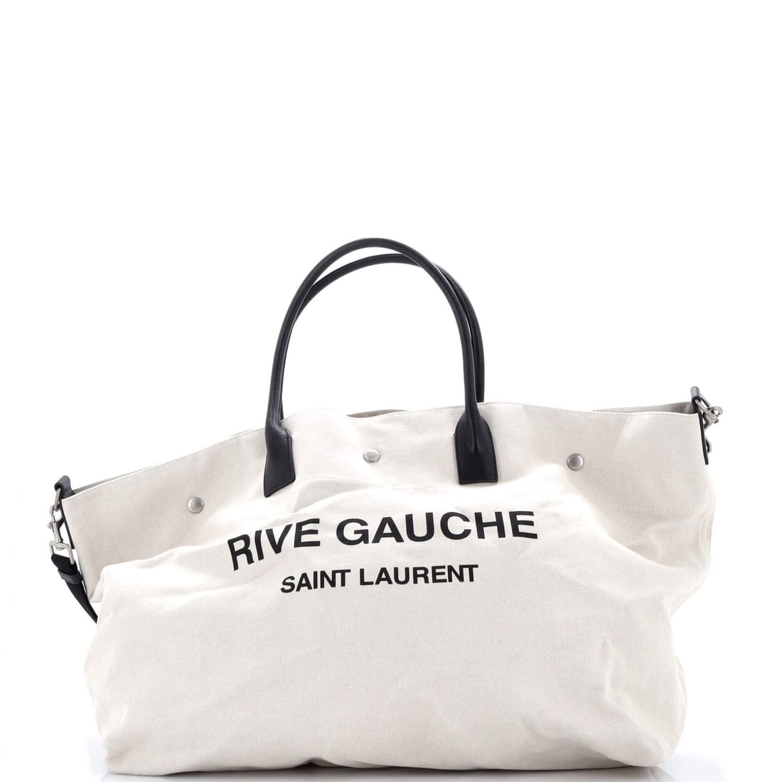 Saint Laurent Rive Gauche Shopper Tote Canvas Maxi (1 of 5)