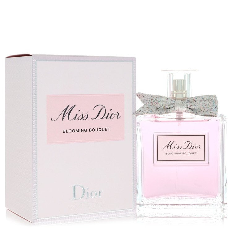 Miss Dior Blooming Bouquet by Christian Dior Eau De Toilette Spray 5 oz: Miss Dior Blooming Bouquet by Christian Dior Eau De Toilette Spray 5 oz Christian Dior's Miss Dior Blooming Bouquet Eau De Toilette Spray is a fruity and floral fragrance perfect for those who enjoy s