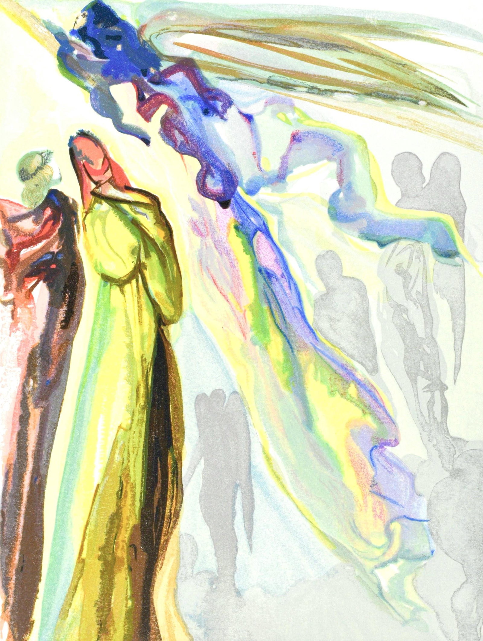 Salvador Dali, Le Paradis XVI (Michler/ Lpsinger 1039-1138; Field 189-200), La Divine Comdie,: Salvador Dali, Le Paradis XVI (Michler/ Lpsinger 1039-1138; Field 189-200), La Divine Comdie, Item Specifics: Paper size: 13 x 10.375 inches. Inscription: Unsigned and unnumbered, as issued. Catalogue